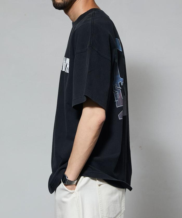 聯名 Nas 後背印花 短袖 圓領T恤