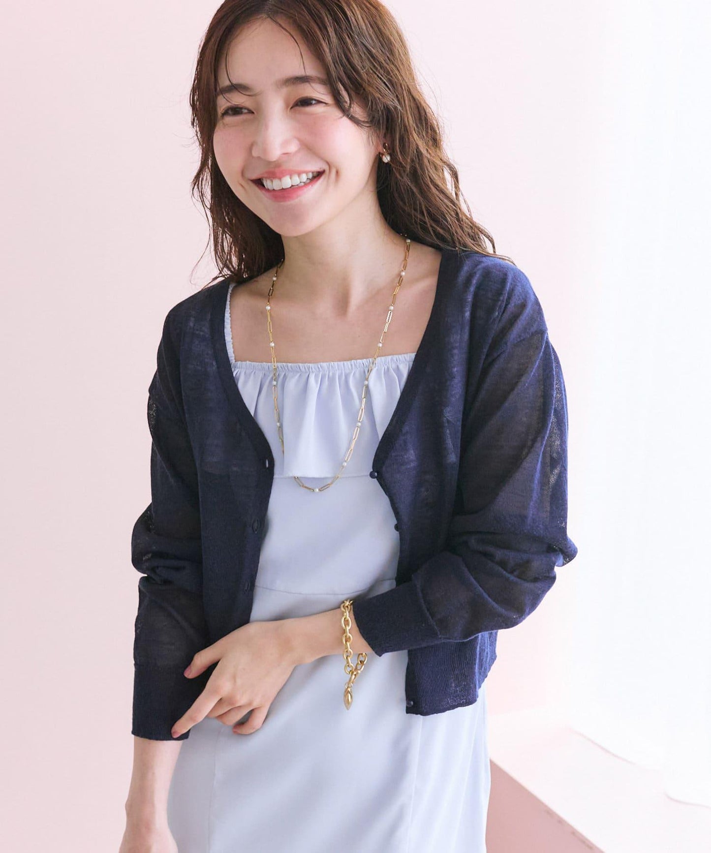 【百搭利器】亞麻混紡短款開衫