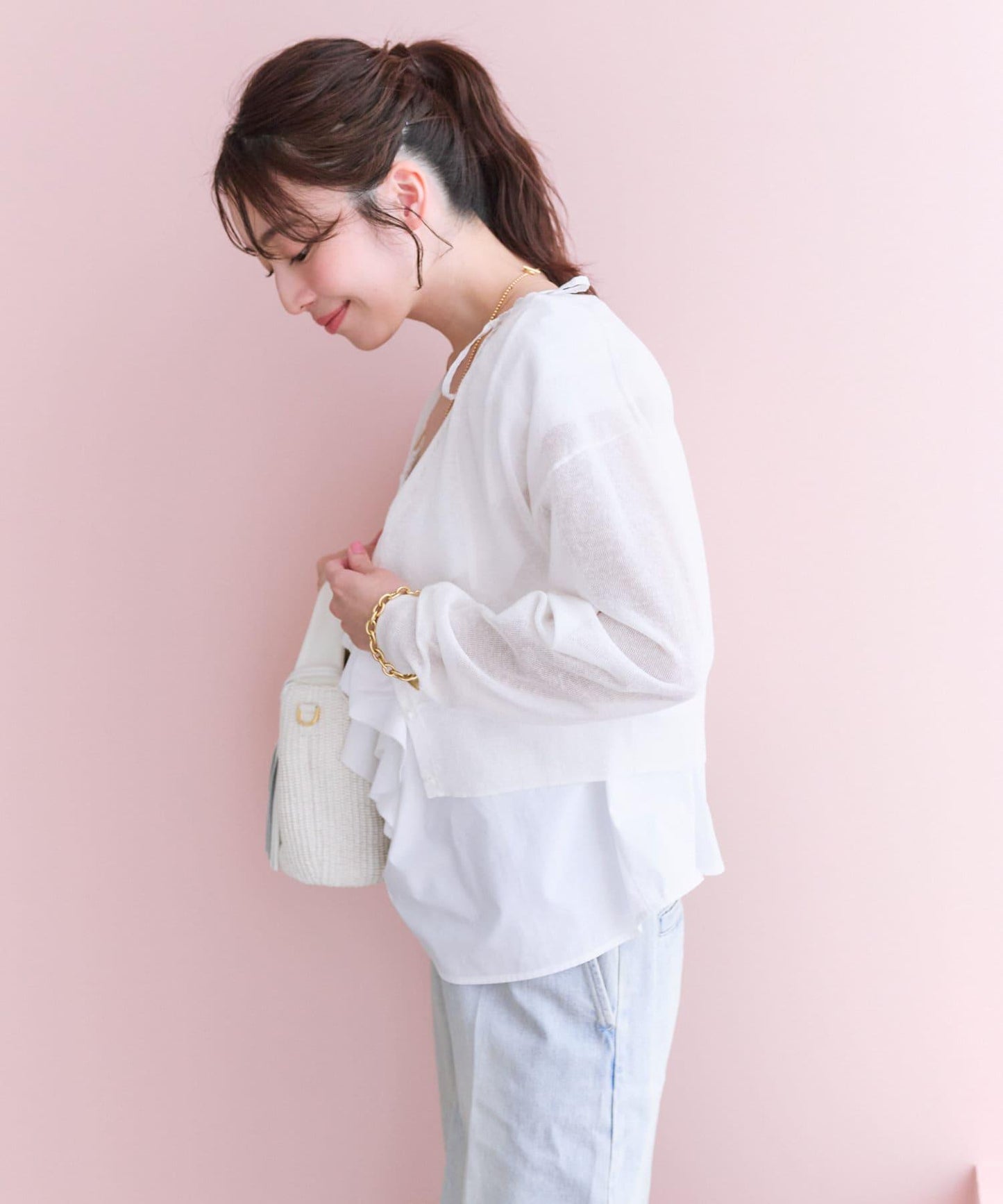 【百搭利器】亞麻混紡短款開衫