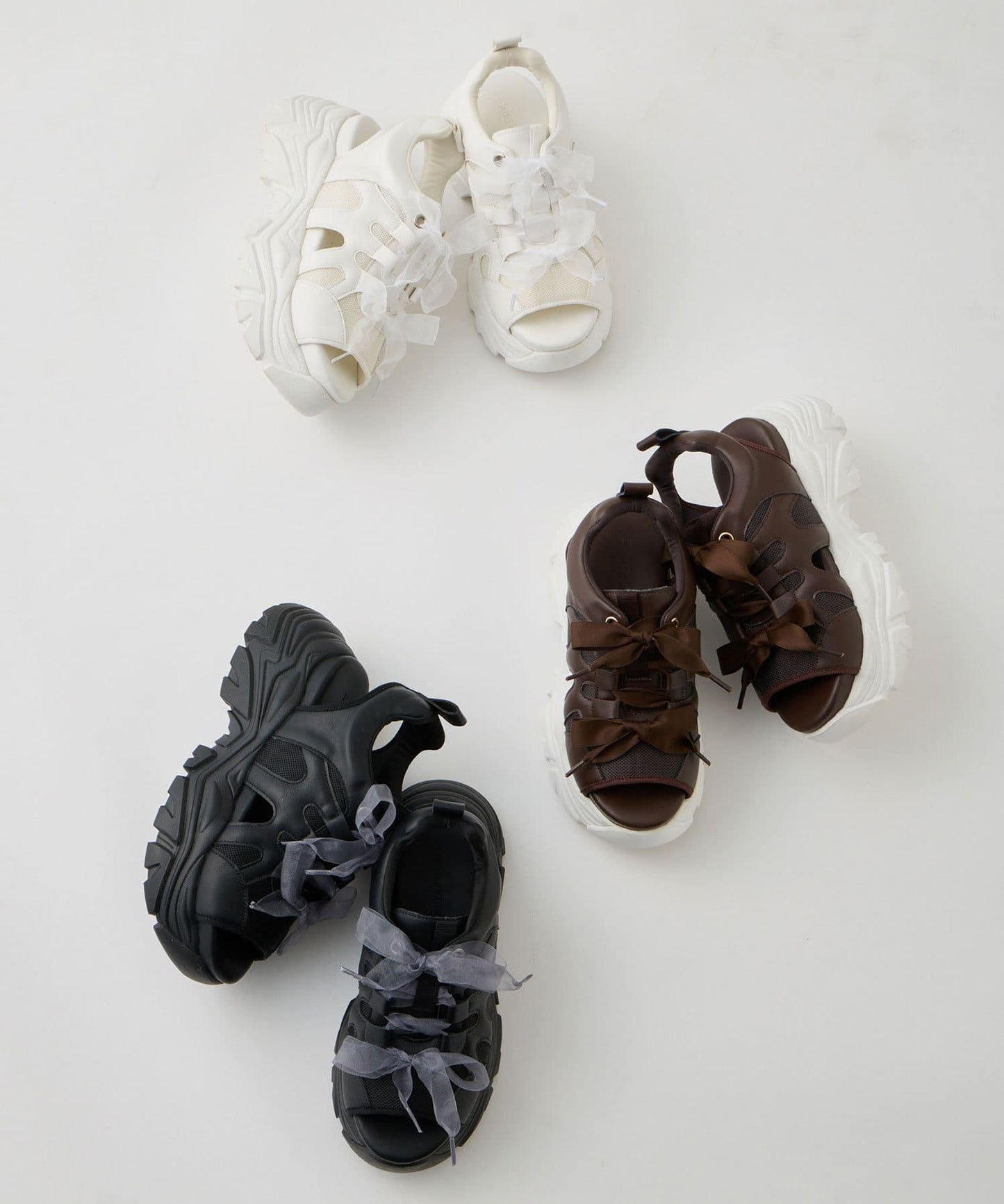 【S/M/L尺碼展開】雙蝴蝶結涼鞋