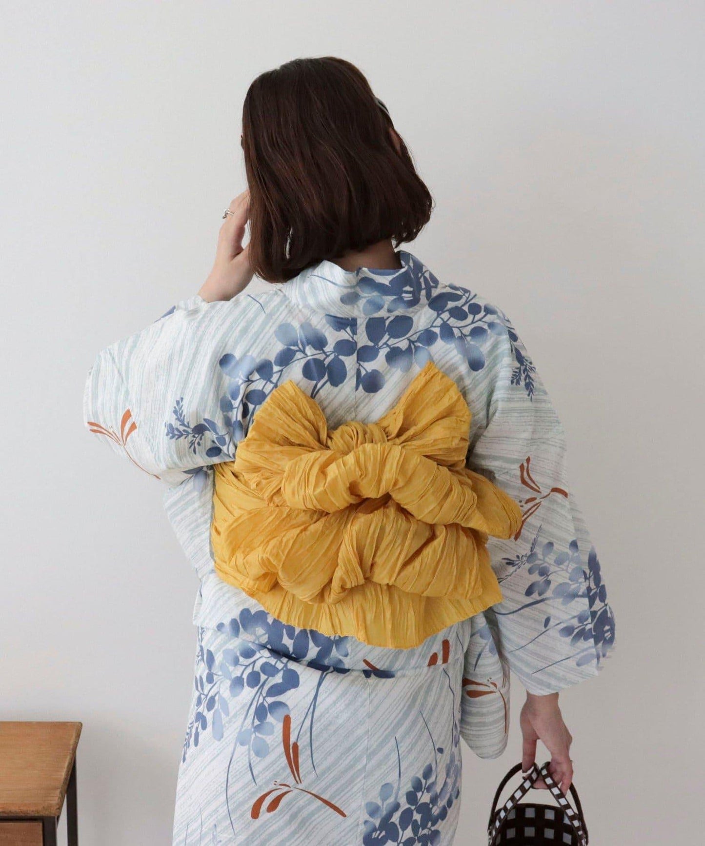 【限定/全3色】花紋浴衣2件套