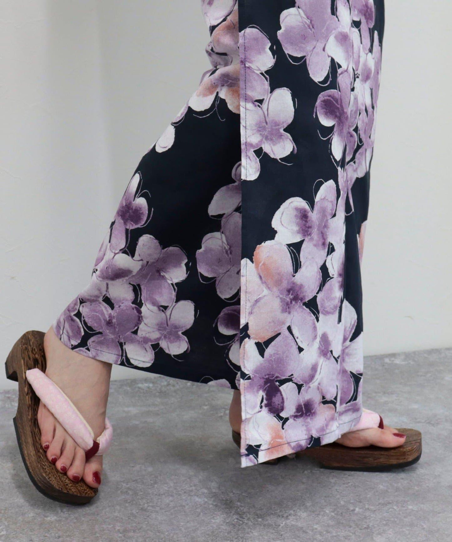【限定/全3色】花紋浴衣2件套