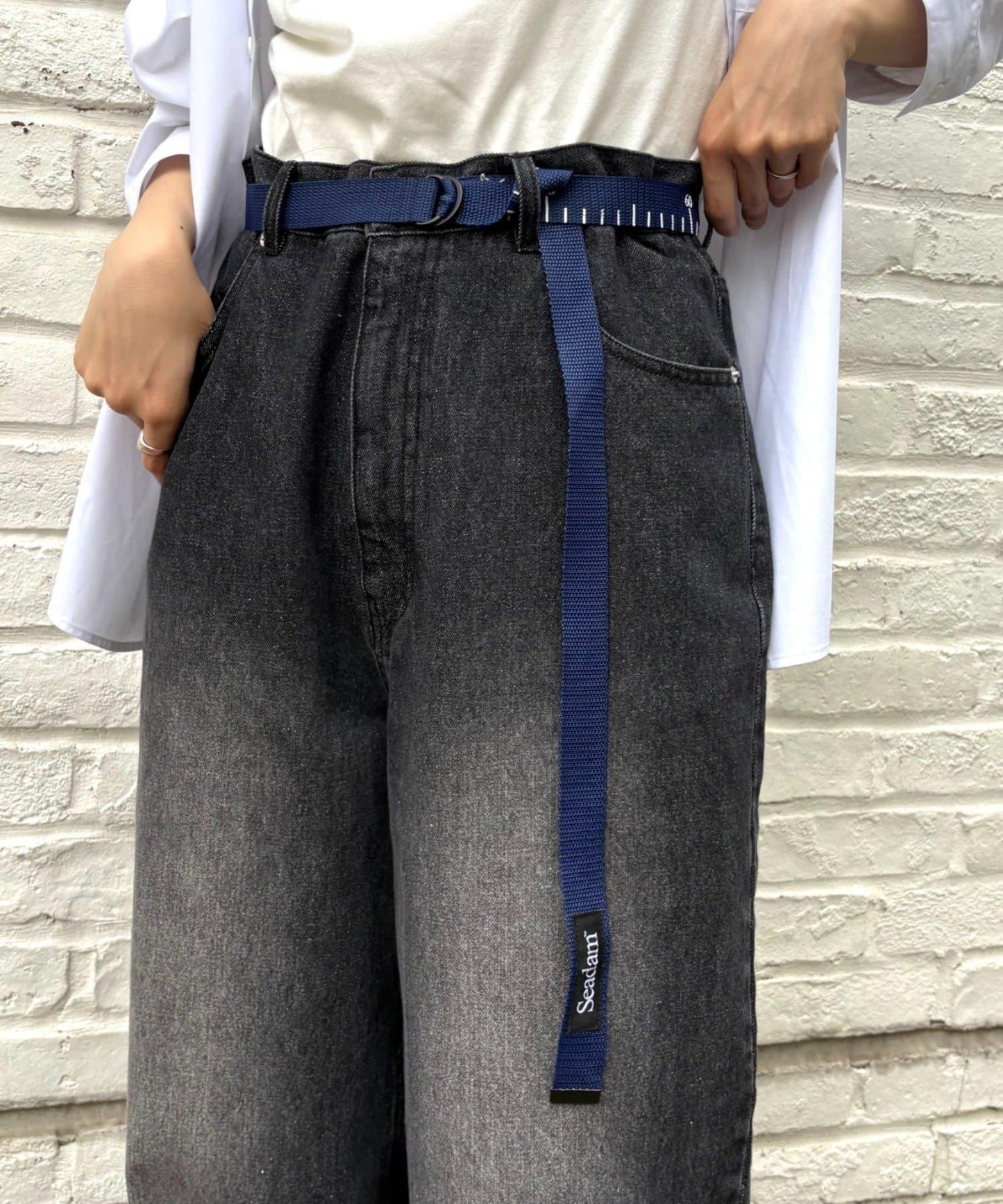 【SEADAM】〈男女通用〉雙環量尺腰帶