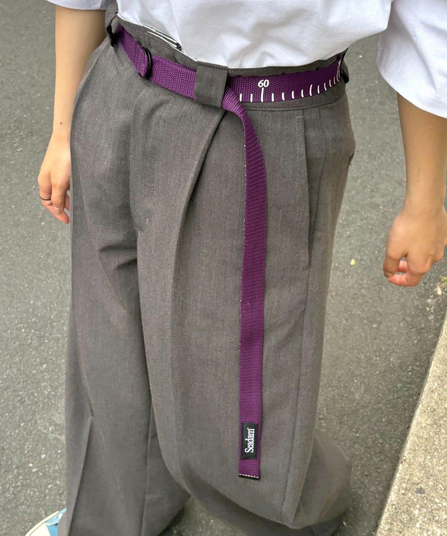 【SEADAM】〈男女通用〉雙環量尺腰帶