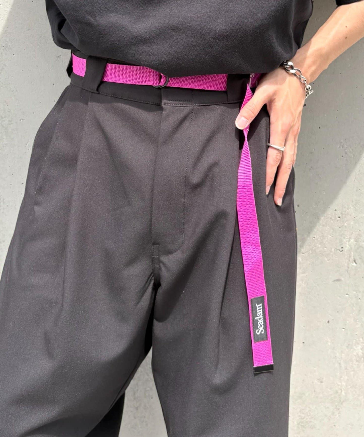 【SEADAM】〈男女通用〉雙環量尺腰帶