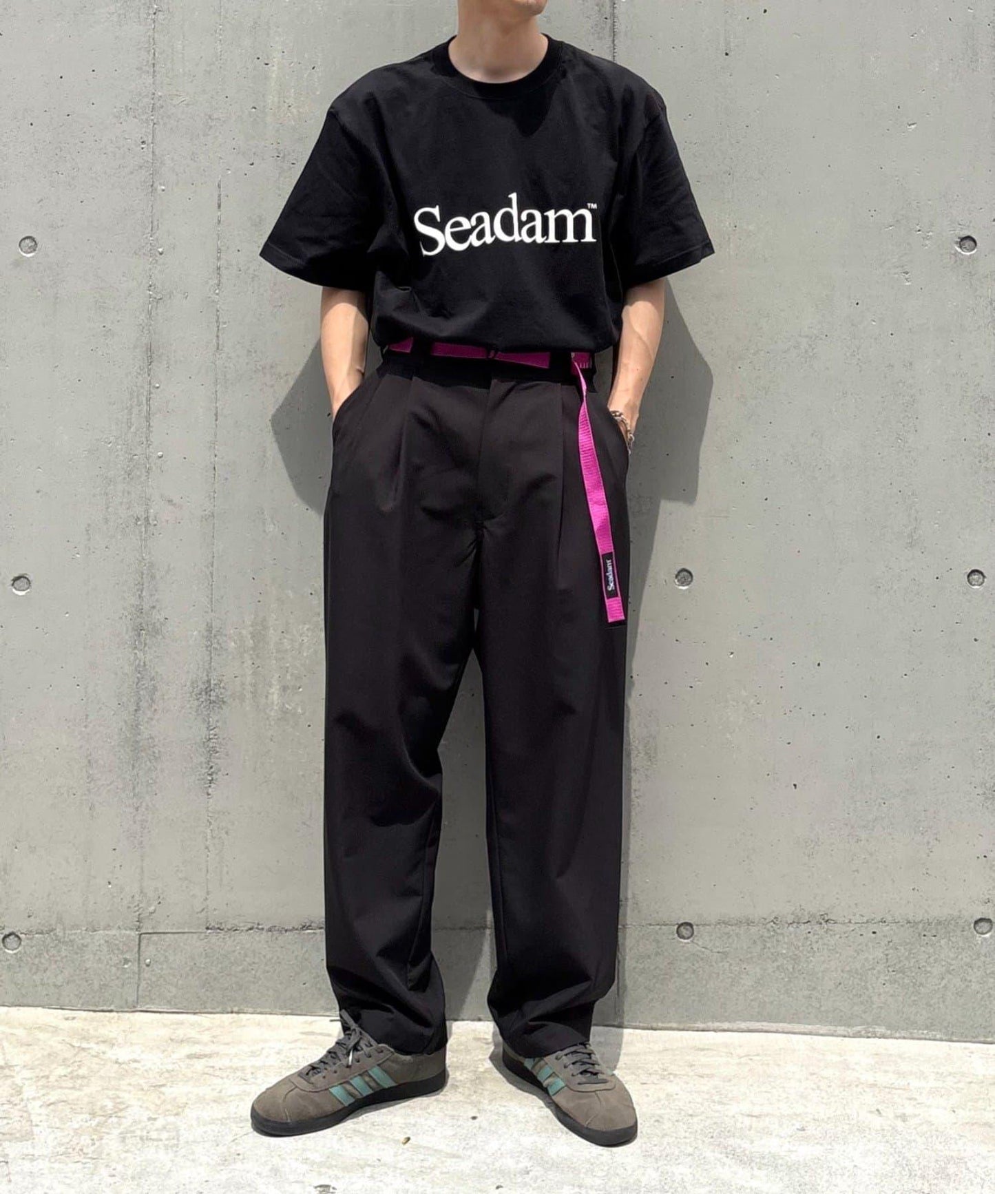 【SEADAM】〈男女通用〉雙環量尺腰帶