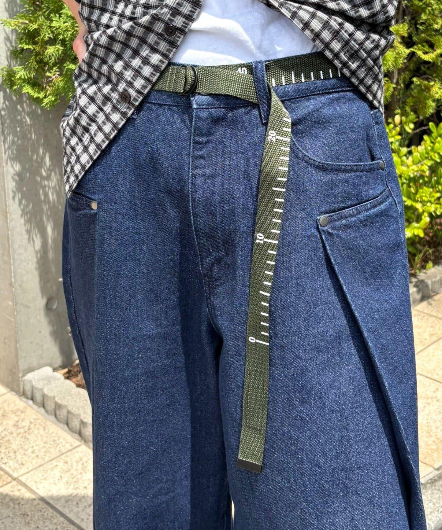【SEADAM】〈男女通用〉雙環量尺腰帶