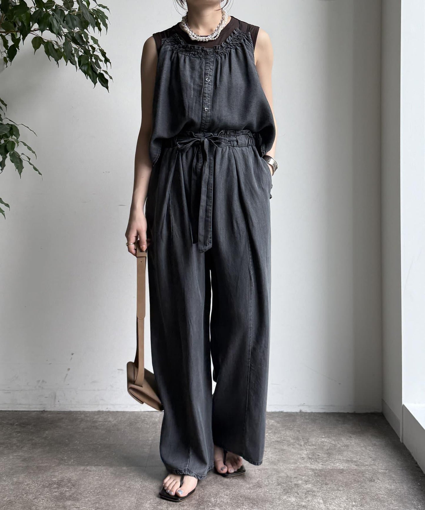 【限定】萊卡絲牛仔休閒褲