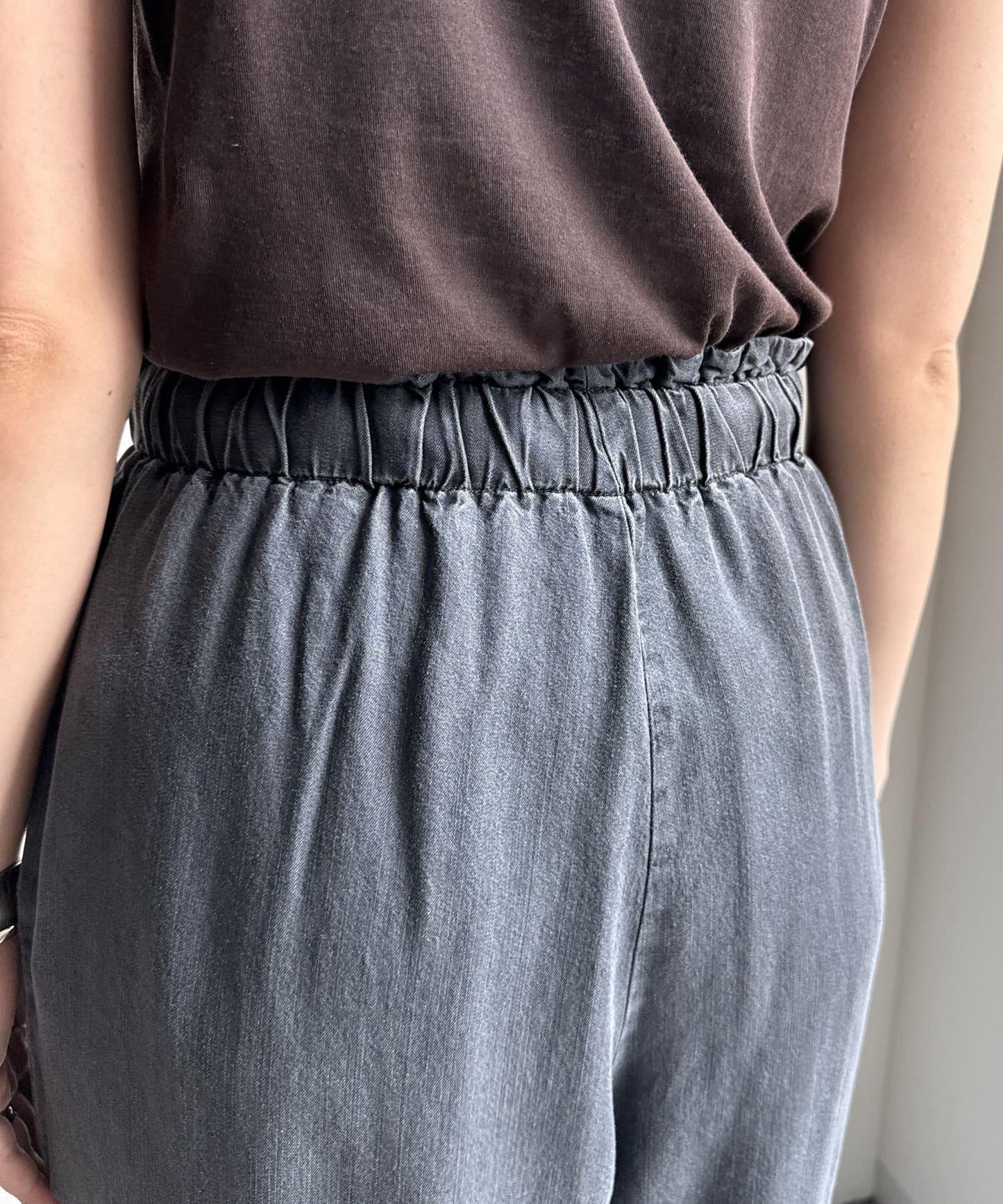 【限定】萊卡絲牛仔休閒褲