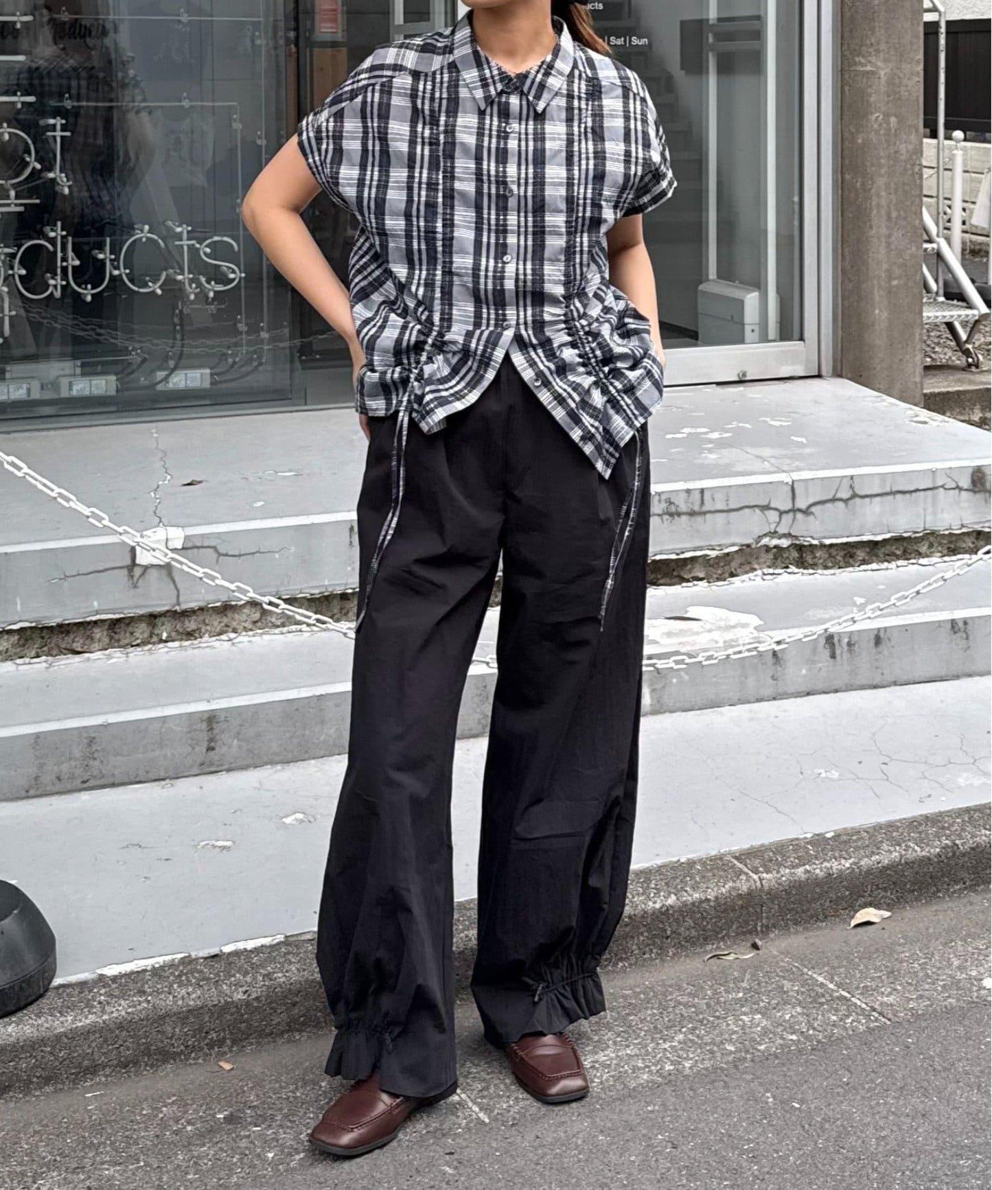 格紋襯衫