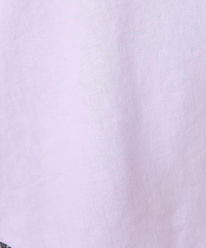 亞麻混紡襯衫<可搭配套裝>