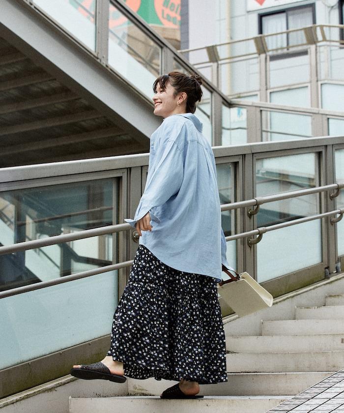 亞麻混紡襯衫<可搭配套裝>