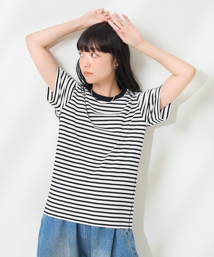 <防紫外線/接觸冷感>COOLPASS 緊湊基礎T恤