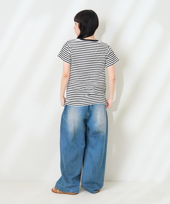 <防紫外線/接觸冷感>COOLPASS 緊湊基礎T恤