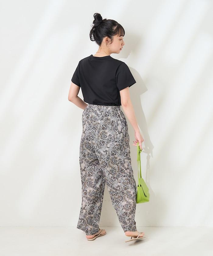 <防紫外線/接觸冷感>COOLPASS 緊湊基礎T恤