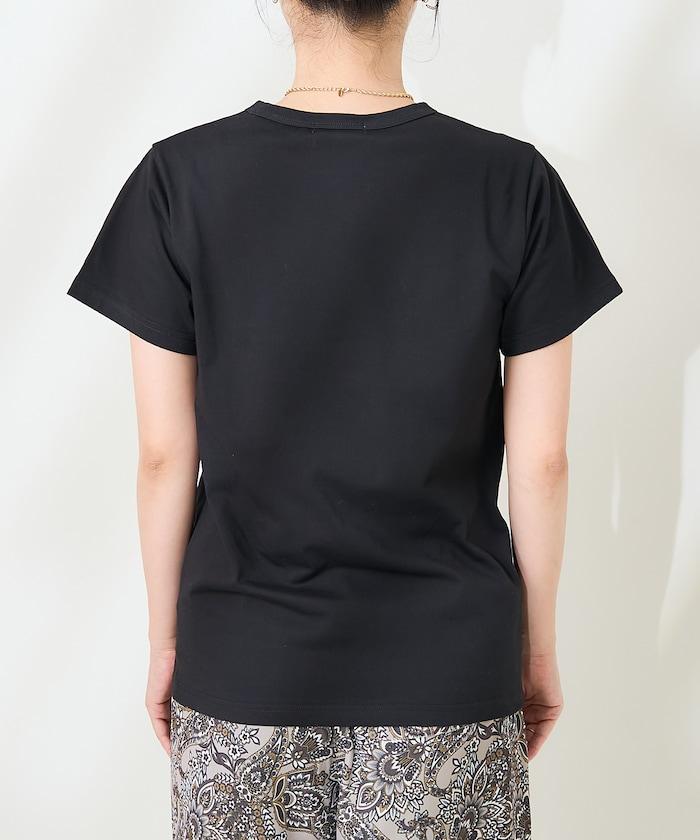 <防紫外線/接觸冷感>COOLPASS 緊湊基礎T恤