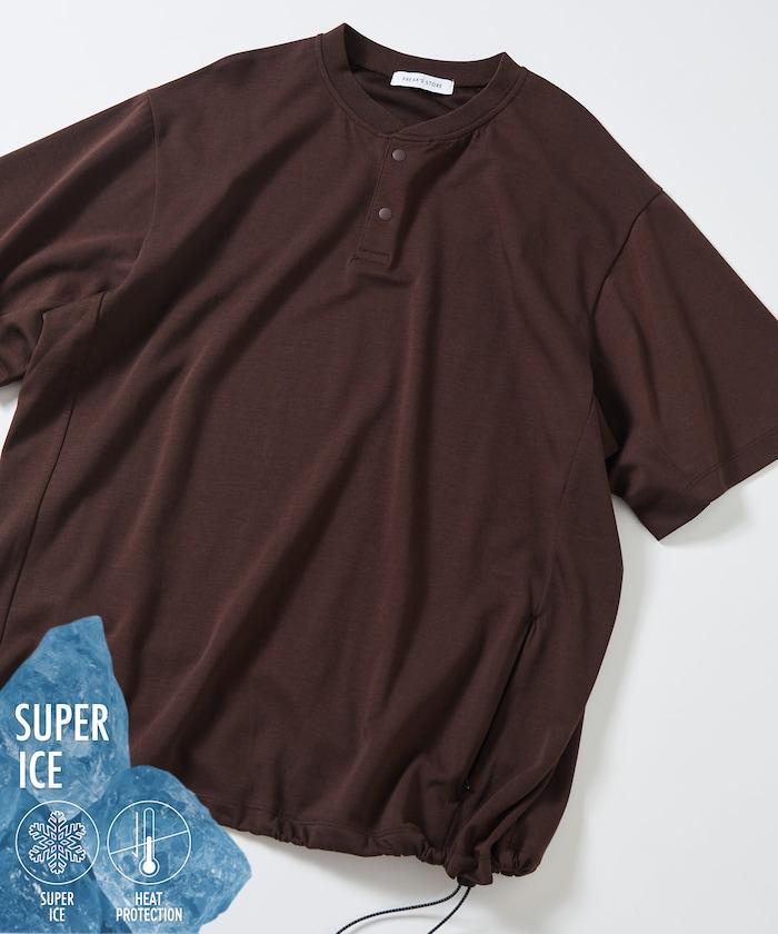 SUPER ICE 圓領短袖T恤 【接觸冷感】