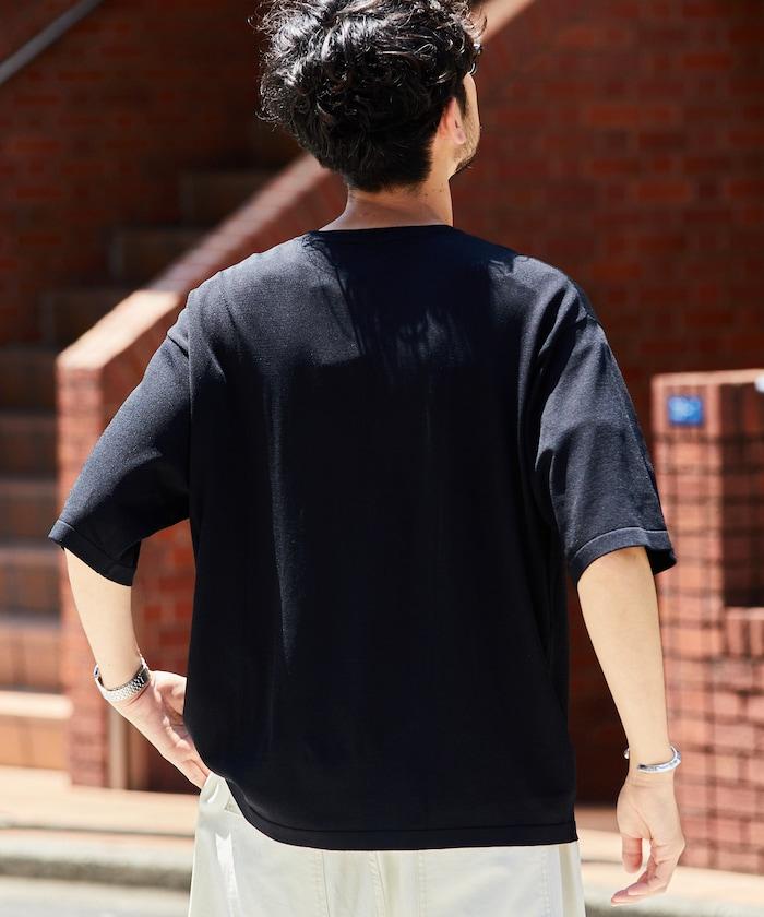 超冰絲圓領針織T恤 【接觸冷感】