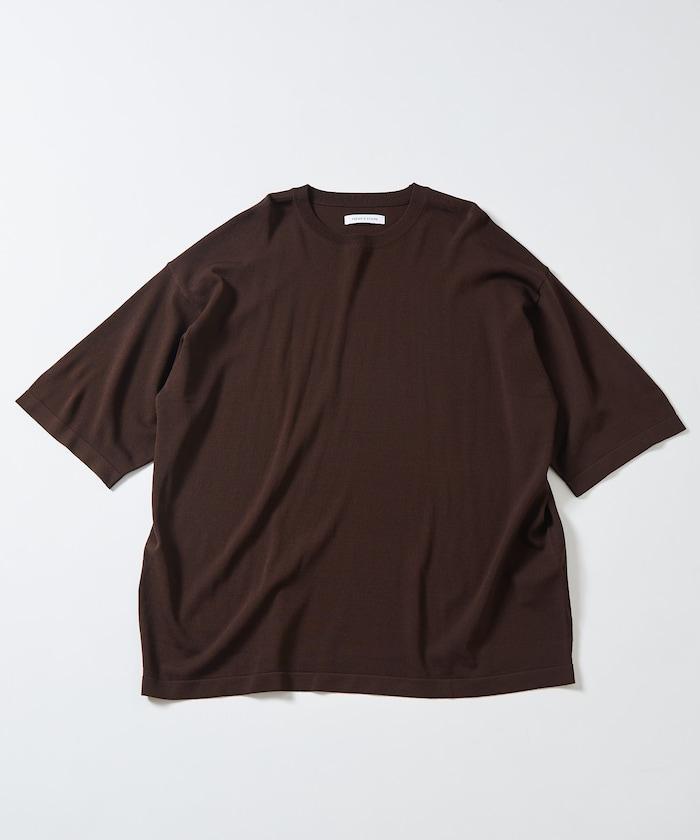 超冰絲圓領針織T恤 【接觸冷感】