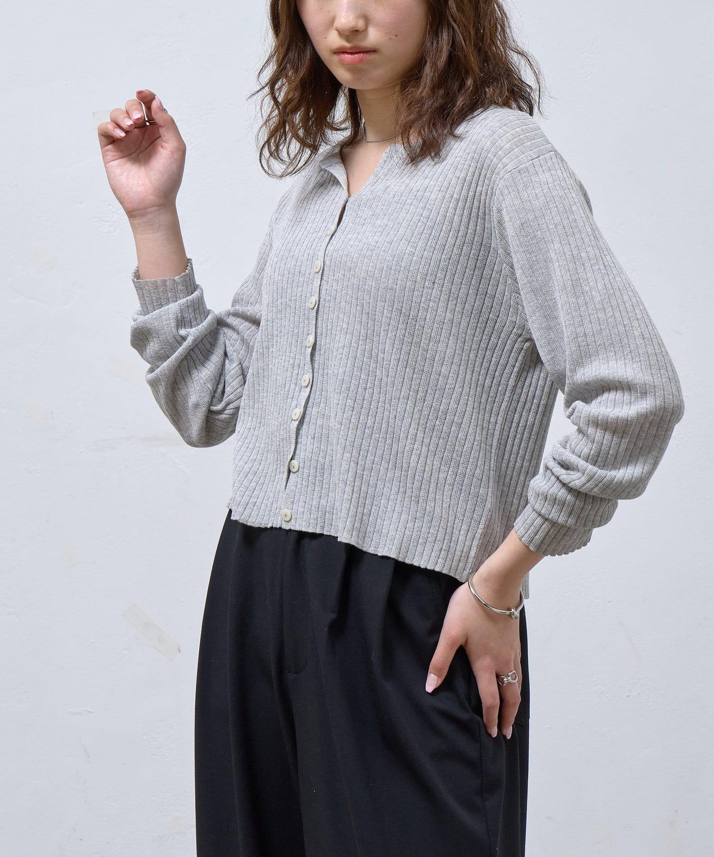 【SS】透明肋針開衫