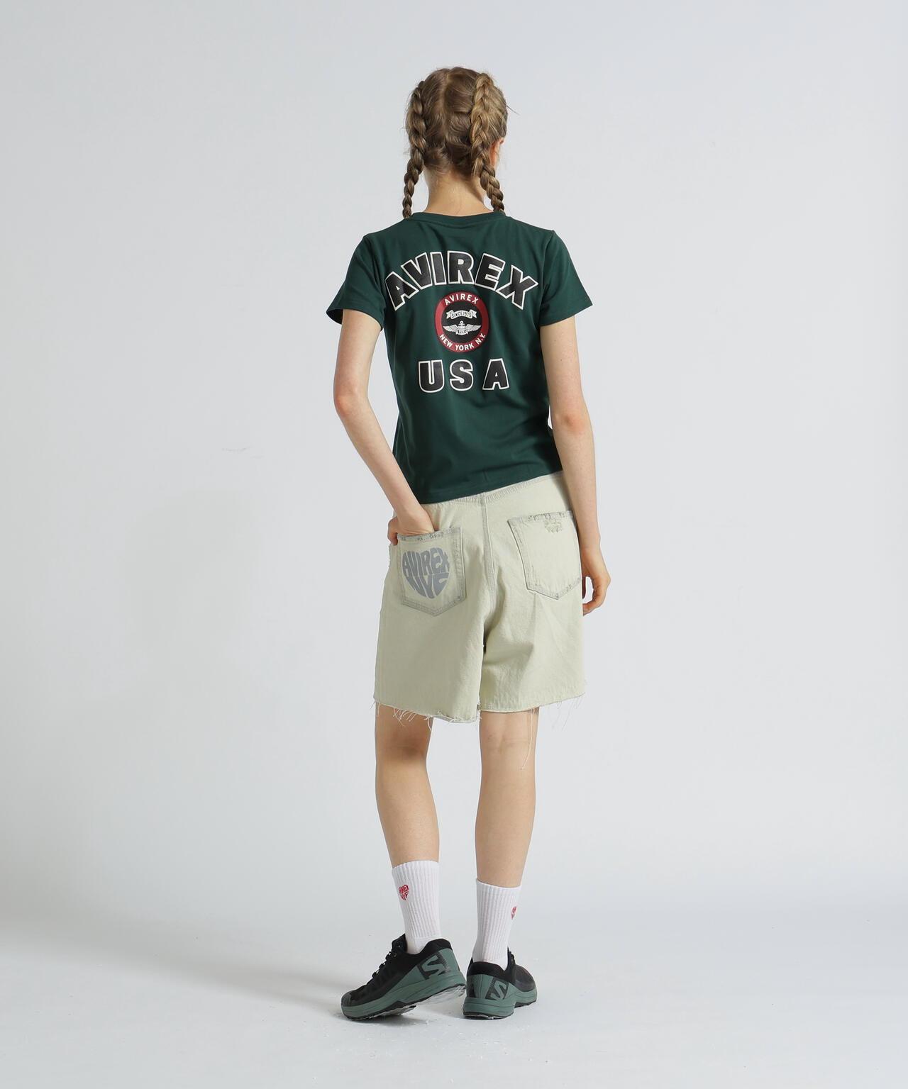 《KIDS》校服T恤/VARSITY T恤/AVIREX / 阿維雷克斯