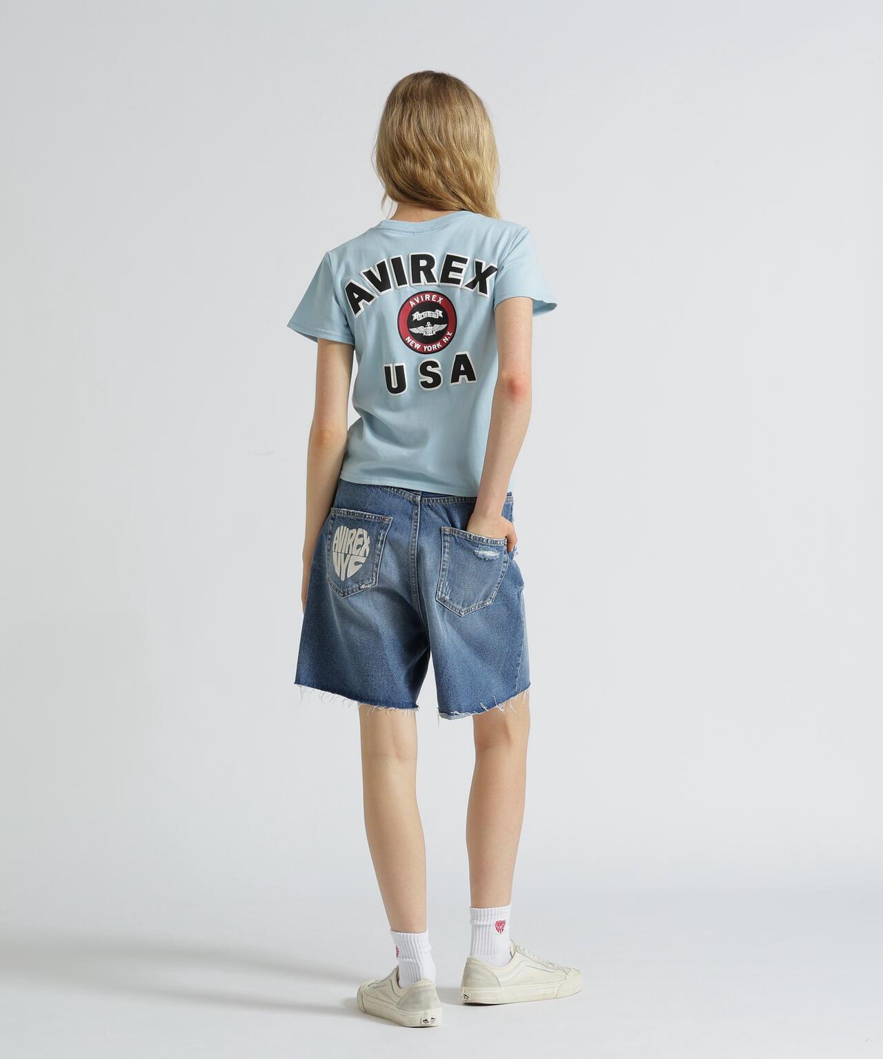 《KIDS》校服T恤/VARSITY T恤/AVIREX / 阿維雷克斯