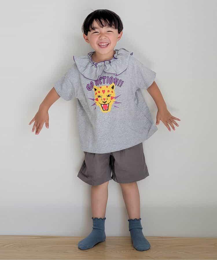 褶皺設計半褲 五分褲