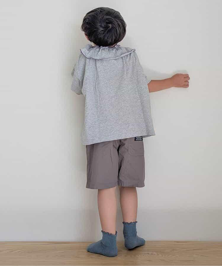 褶皺設計半褲 五分褲