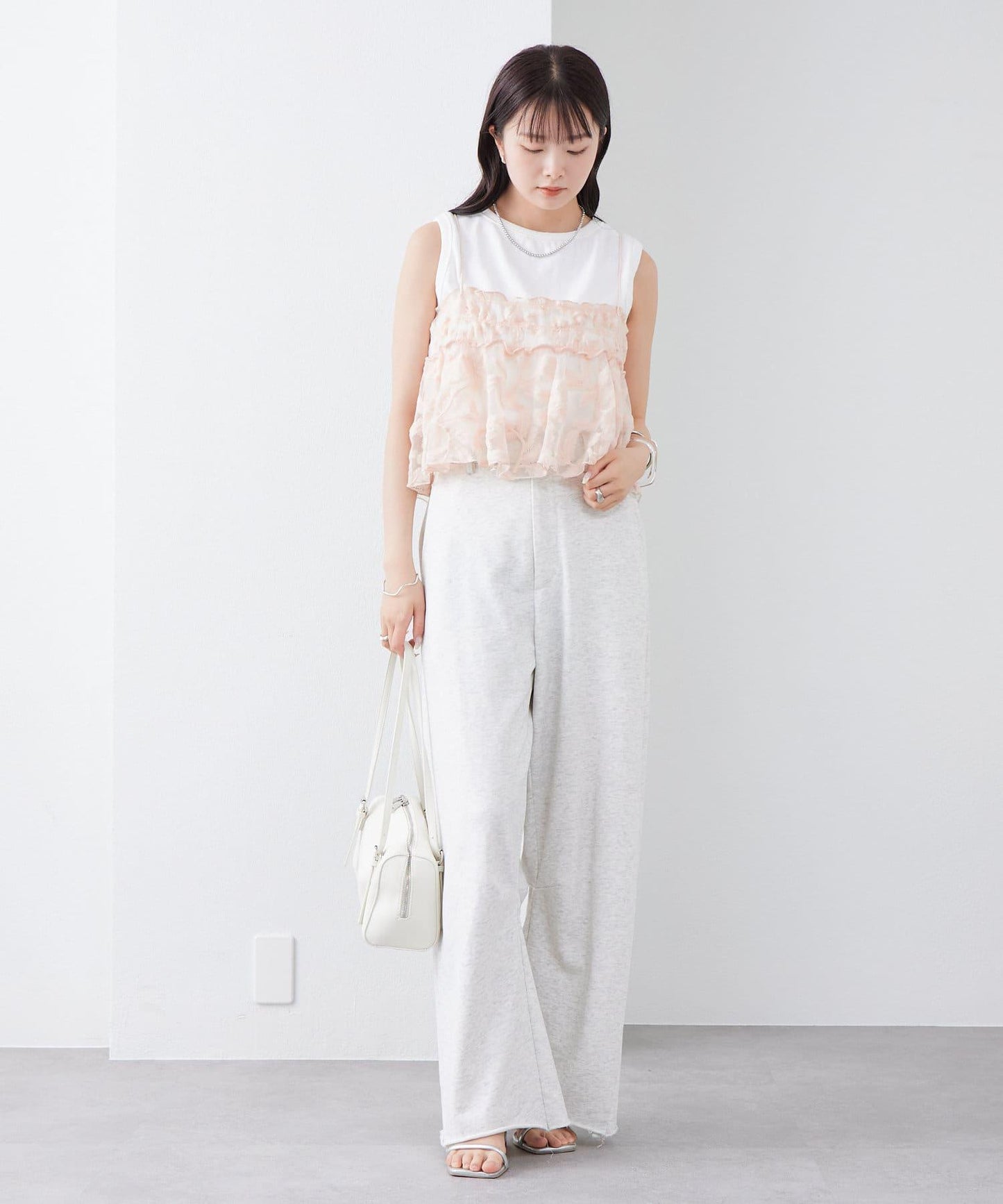 透明蕾絲背心