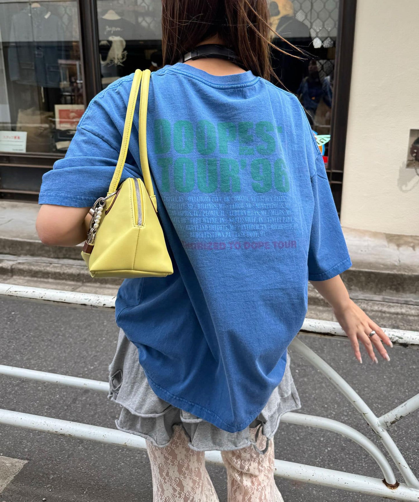 顏料條紋T恤