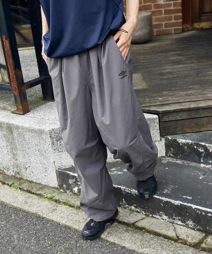 聯名 UMBRO 尼龍摺疊寬鬆長褲