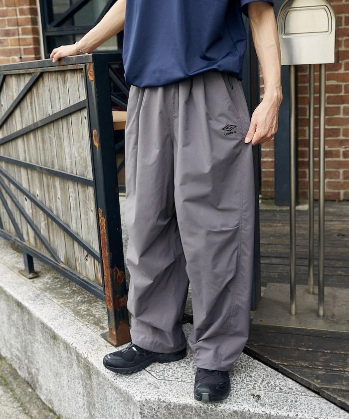 聯名 UMBRO 尼龍摺疊寬鬆長褲