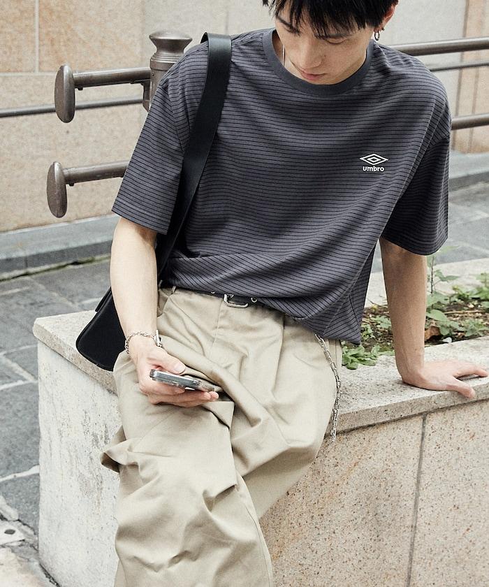 聯名 UMBRO 條紋圓領T恤【限定推出】