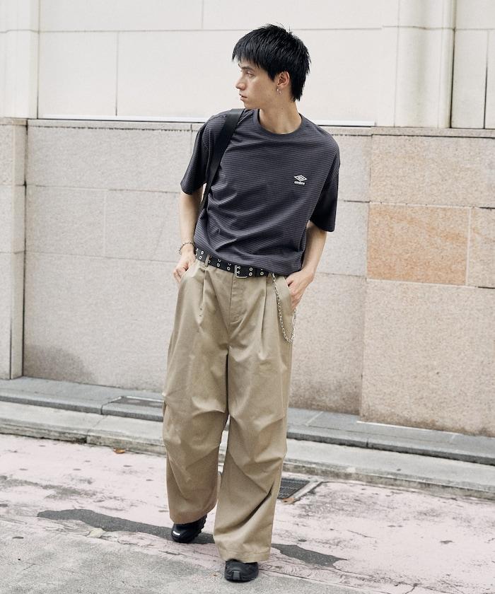 聯名 UMBRO 條紋圓領T恤【限定推出】