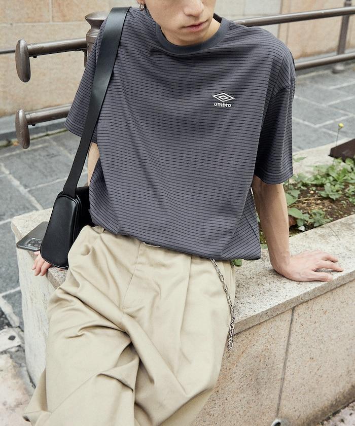 聯名 UMBRO 條紋圓領T恤【限定推出】