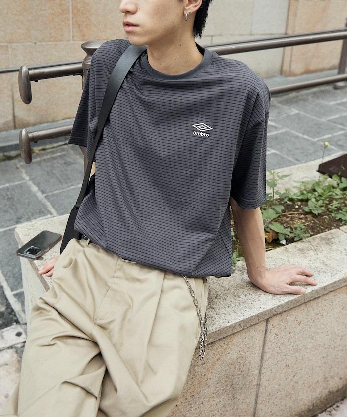 聯名 UMBRO 條紋圓領T恤【限定推出】