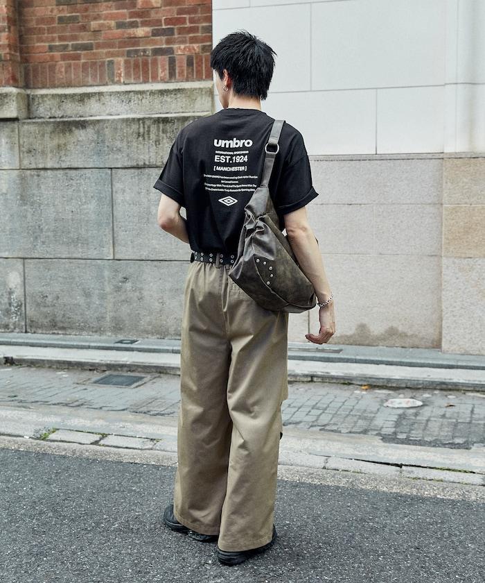 打褶寬鬆斜紋褲