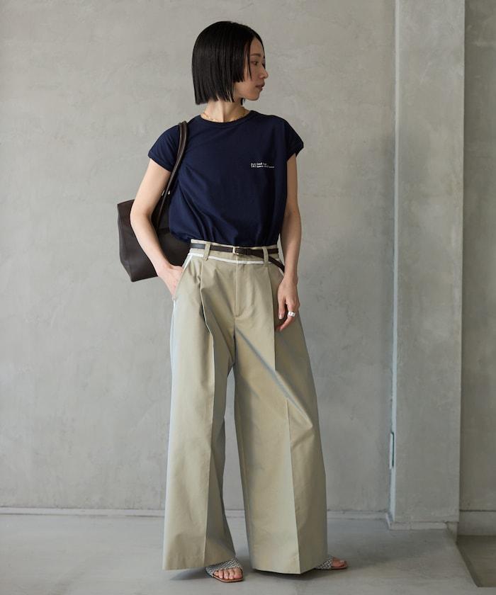 基礎logo法式短袖T恤