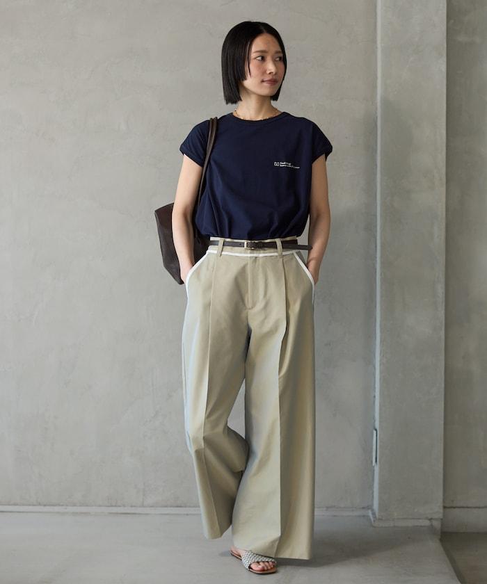 基礎logo法式短袖T恤