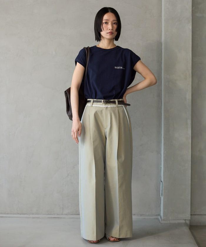 基礎logo法式短袖T恤