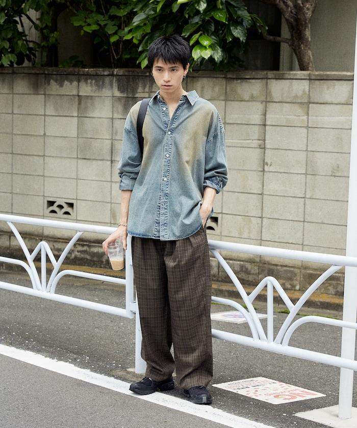 輕便直筒褲