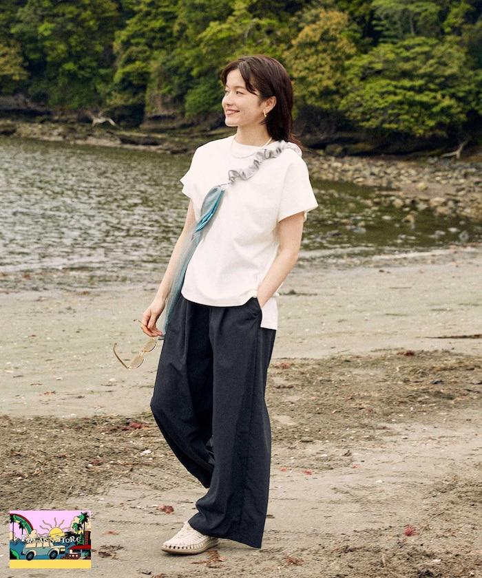 【海灘&節日】速幹・防紫外線T恤 防水褲 套裝