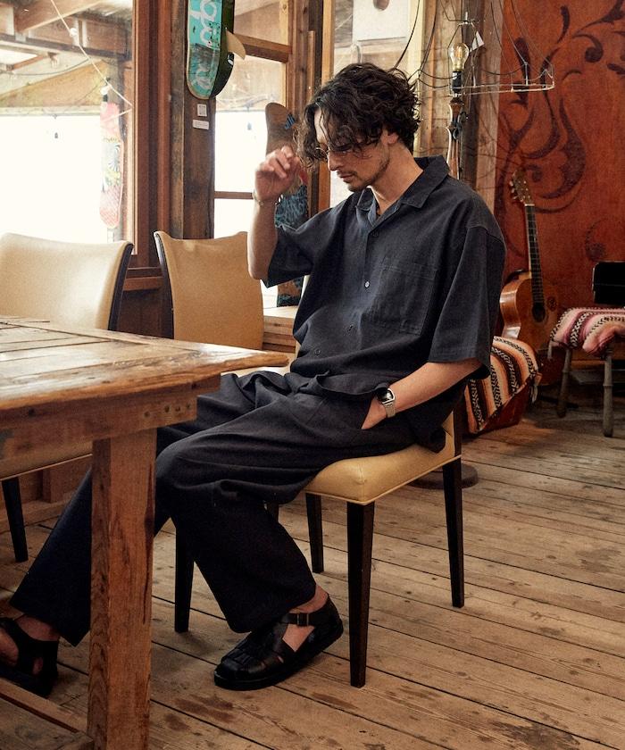 亞麻棉輕便休閒褲