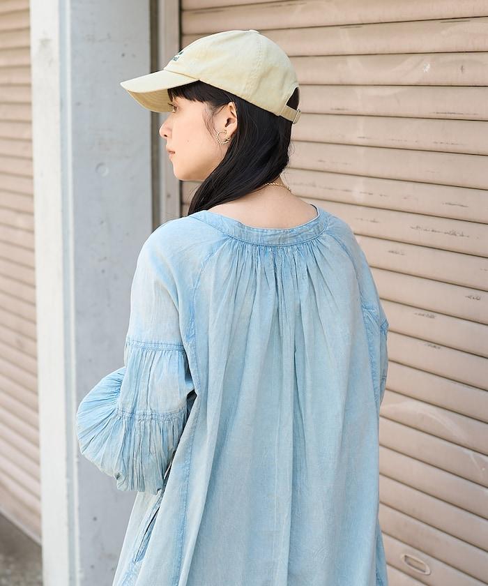 印度色染加工連衣裙