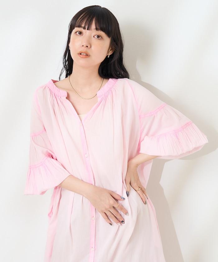 印度色染加工連衣裙