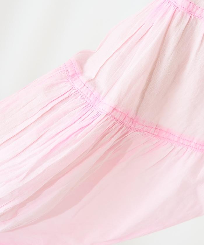 印度色染加工連衣裙