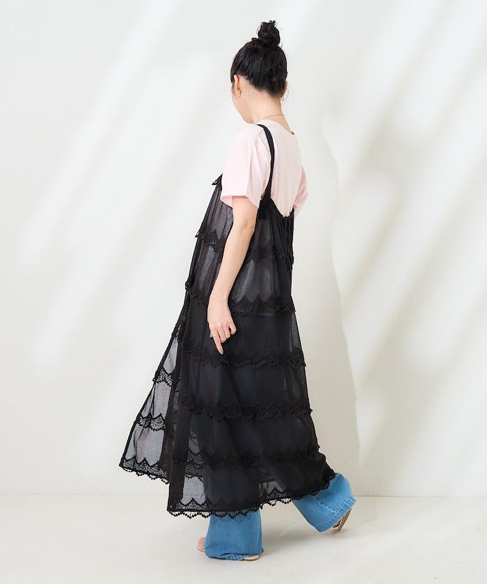 印度 3D刺繡吊帶連衣裙