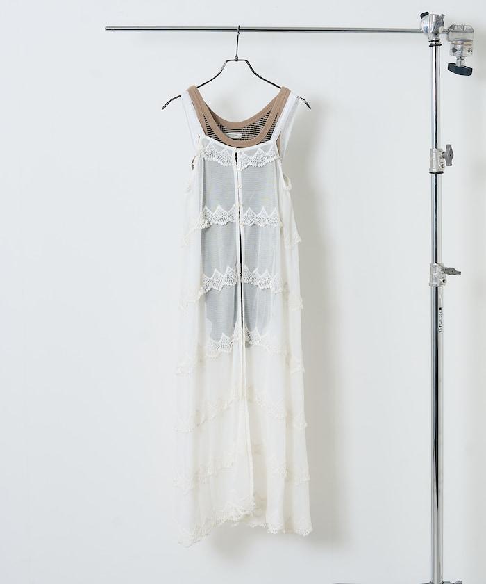 印度 3D刺繡吊帶連衣裙