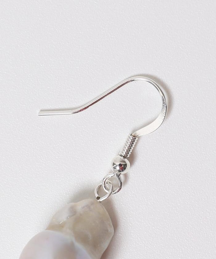 巴洛克珍珠耳釘 / 雙耳款