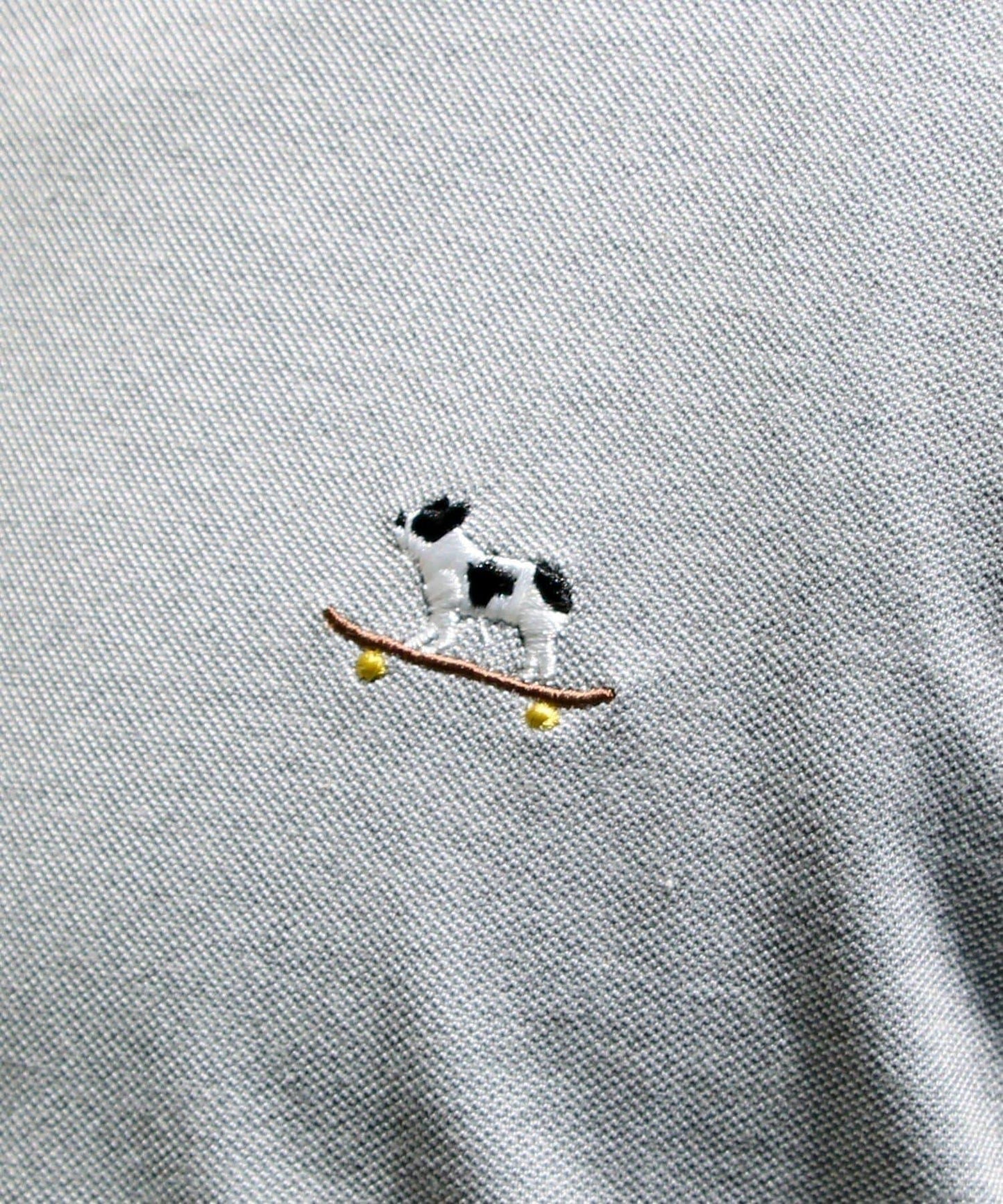 【GLOSTER】法國鬥牛犬刺繡 爸爸款Polo衫